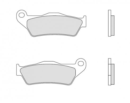 Stabdžių trinkelės BREMBO 07BB04SP