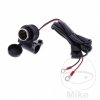 Cigarette socket power take off JMT 50210 with handlebar mount 12V