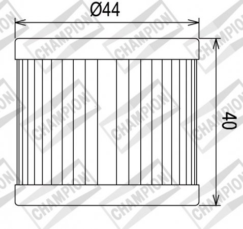 Tepalo filtras CHAMPION 100609065 COF031
