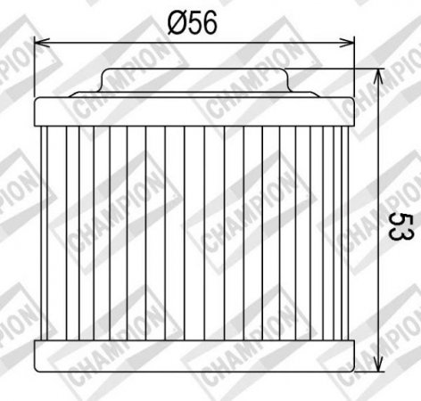 Tepalo filtras CHAMPION 100609205 COF051