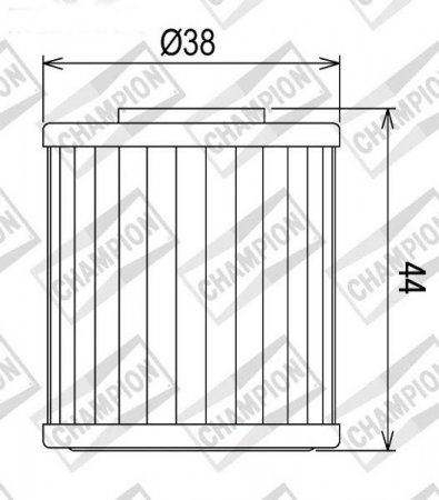 Tepalo filtras CHAMPION 100609575 COF107