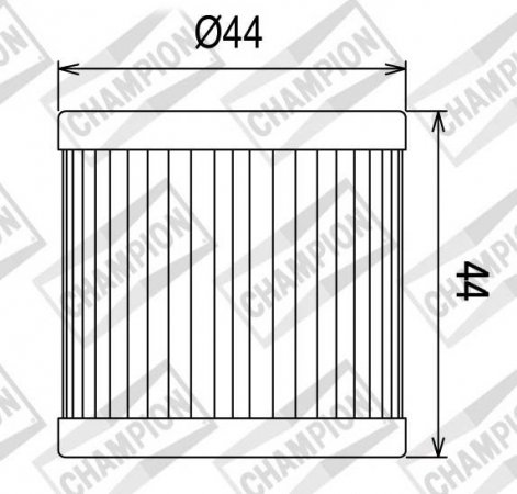 Tepalo filtras CHAMPION 100609625 COF039