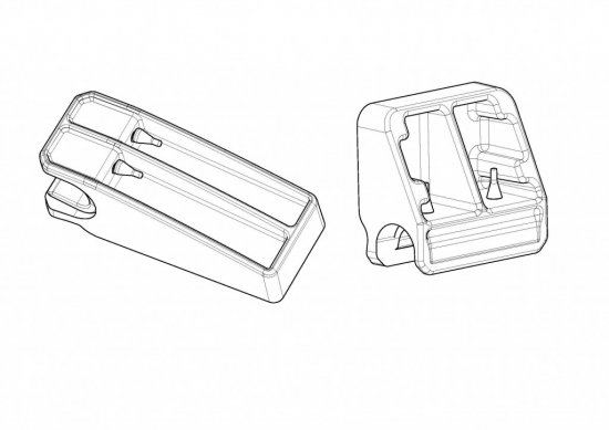 Side case fitting bracket SHAD D1TR361PR TERRA