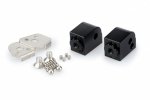 Footpeg adapters PUIG 20254N , juodos spalvos