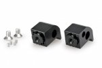 Footpeg adapters PUIG 20446N adjustable , juodos spalvos