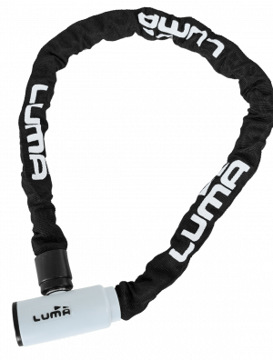 Lock LUMA ENDURO 8 CHAIN 120 , baltos spalvos