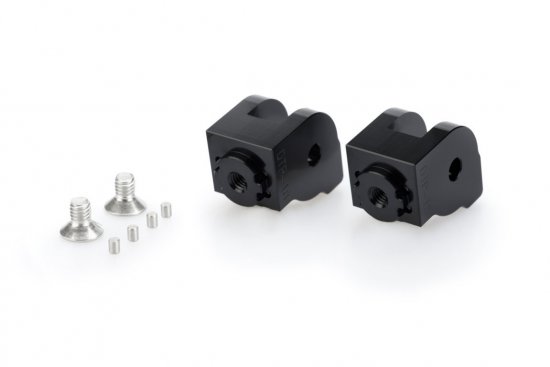 Footpeg adapters PUIG 20277N adjustable , juodos spalvos