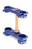 Triple clamp X-TRIG 40802003 ROCS TECH , mėlynos spalvos 24mm