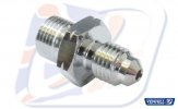 Adapteris su išoriniu sriegiu Venhill 3/60800AC POWERHOSEPLUS M8x1.00mm convex , chromas