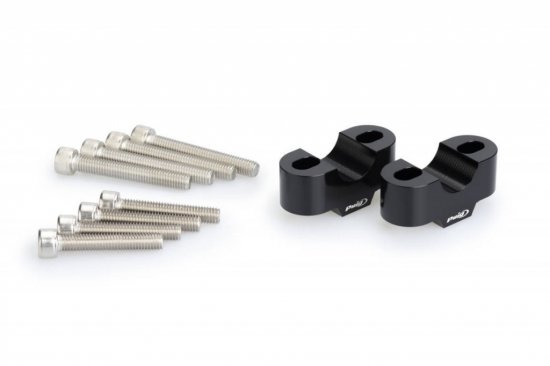 Risers PUIG 3671N , juodos spalvos height 20mm, d 22mm