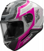 FULL FACE helmet AXXIS DRAKEN S cougar gloss fluor pink , XS dydžio