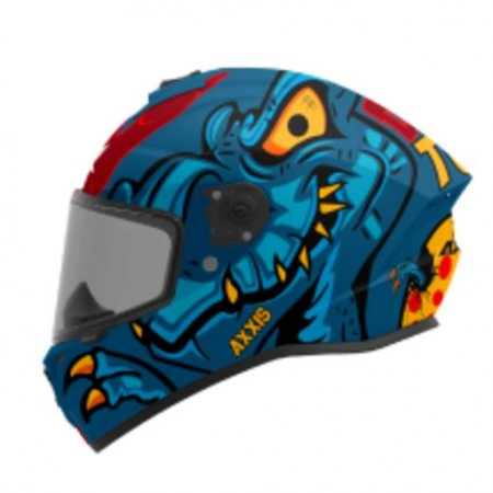 FULL FACE helmet AXXIS DRAKEN S dinotoon  matt , XL dydžio