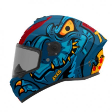 FULL FACE helmet AXXIS DRAKEN S dinotoon  matt , XXL dydžio