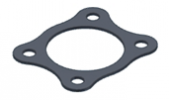 Graphite plate gasket MIVV 50.73.043.1 for flange (4 holes)