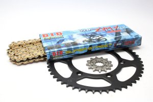 Chain kit D.I.D + JT ZVM-X serie auksinės spalvos