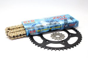 Chain kit D.I.D + JT ZVM-X serie auksinės spalvos