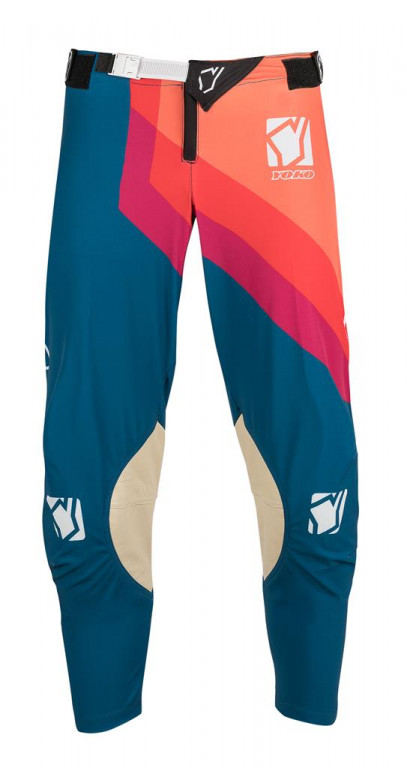 MX pants YOKO VIILEE blue / orange 30 dydžio