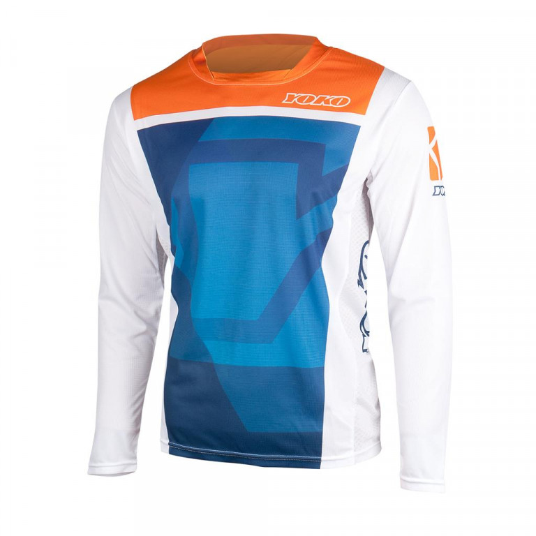 MX jersey YOKO KISA blue / orange , XXXL dydžio