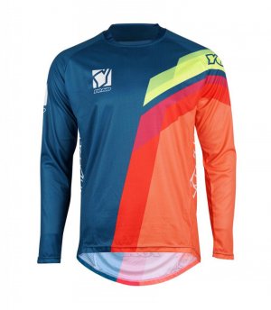 MX jersey YOKO VIILEE blue/ orange / yellow , M dydžio