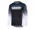 MX jersey YOKO TWO black/white/grey , M dydžio