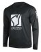 MX jersey kids YOKO SCRAMBLE black / white , L dydžio