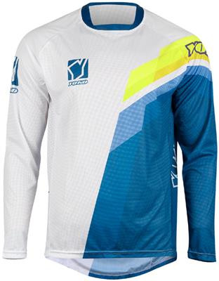 MX jersey kids YOKO VIILEE white / blue / yellow , M dydžio