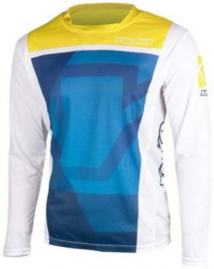 MX jersey kids YOKO KISA blue / yellow , L dydžio