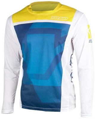 MX jersey kids YOKO KISA blue / yellow , XL dydžio