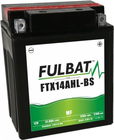 Neaptarnaujamas akumuliatorius FULBAT FTX14AHL-BS (YTX14AHL-BS)