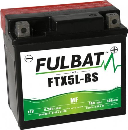 Neaptarnaujamas akumuliatorius FULBAT FTX5L-BS (YTX5L-BS)