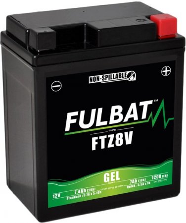 Akumuliatorius su žėlė užpildu FULBAT FTZ8V (YTZ8V)