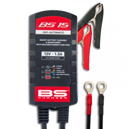 Akumuliatoriaus įkroviklis BS-BATTERY SMART 12V 1500mA skirtas SUZUKI GSF 650 Bandit (S,A)