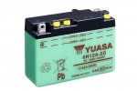 Conventional 6V battery NO ACID YUASA 6N12A-2D