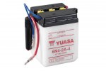 Conventional 6V battery NO ACID YUASA 6N4-2A-4