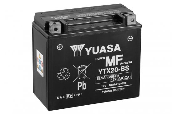 Neaptarnaujamas akumuliatorius YUASA YTX20-BS