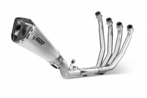 Full exhaust system MIVV DELTA RACE Stainless Steel / Carbon cap