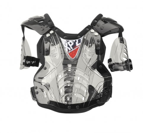 Krūtinės apsauga POLISPORT XP2 ADULT with arm protectors clear/black skirtas CAGIVA Elefant 650