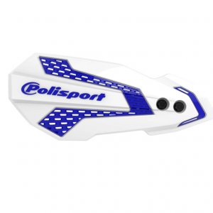 Rankų apsaugos POLISPORT MX FLOW with mounting system white /blue 98