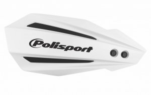 Rankų apsaugos POLISPORT MX BULLIT with mounting system White