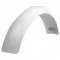 Front Fender POLISPORT , baltos spalvos