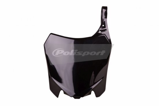 Priekinė numerio lentelė POLISPORT 8659400003 , juodos spalvos