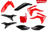 Išorinių plastmasinių detalių rinkinys POLISPORT 90832 red/black