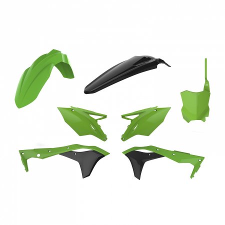 Išorinių plastmasinių detalių rinkinys POLISPORT 90836 green/black