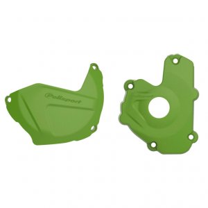 Clutch and ignition cover protector kit POLISPORT , žalios spalvos