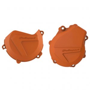 Clutch and ignition cover protector kit POLISPORT , oranžinės spalvos