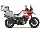 Complete set of aluminum cases SHAD TERRA, 48L topcase + 47L / 47L side cases, including mounting ki SHAD SUZUKI DL 1000 V-Strom/ DL 1050 V-Strom