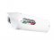 Mid-full system exhaust GPR ALBUS White glossy including removable db killer