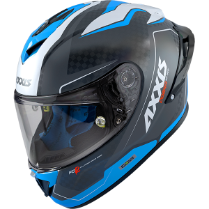 FULL FACE helmet AXXIS COBRA rage a0 gloss pearl white , S dydžio