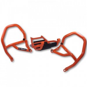 Variklio lankai RDMOTO CF124O , oranžinės spalvos upper + lower