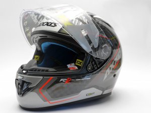 FULL FACE helmet AXXIS COBRA rage  a2 gloss pearl gray , S dydžio